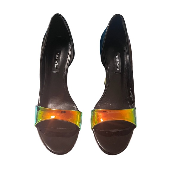 Nine West Open Toe Pumps *New* - Picture 2 of 2